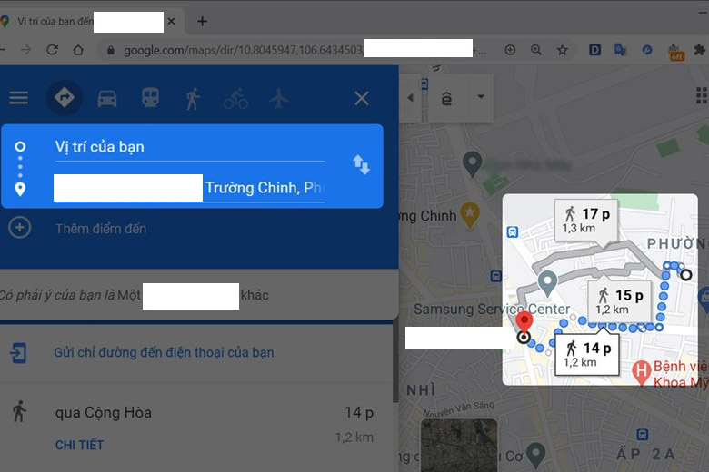 Google Maps là gì? Cách sử dụng Google Maps Tam Nguyên Media Chọn xuất phát điểm