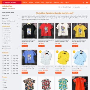 Thiết kế website bán hàng thời trang, phụ kiện thời trang Tam Nguyên Media web thoi trang danh sach sp - Công ty Thiết Kế Website Tam Nguyên