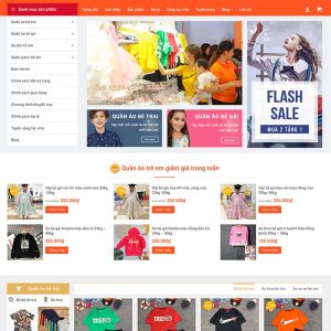 Thiết kế website bán hàng thời trang, phụ kiện thời trang