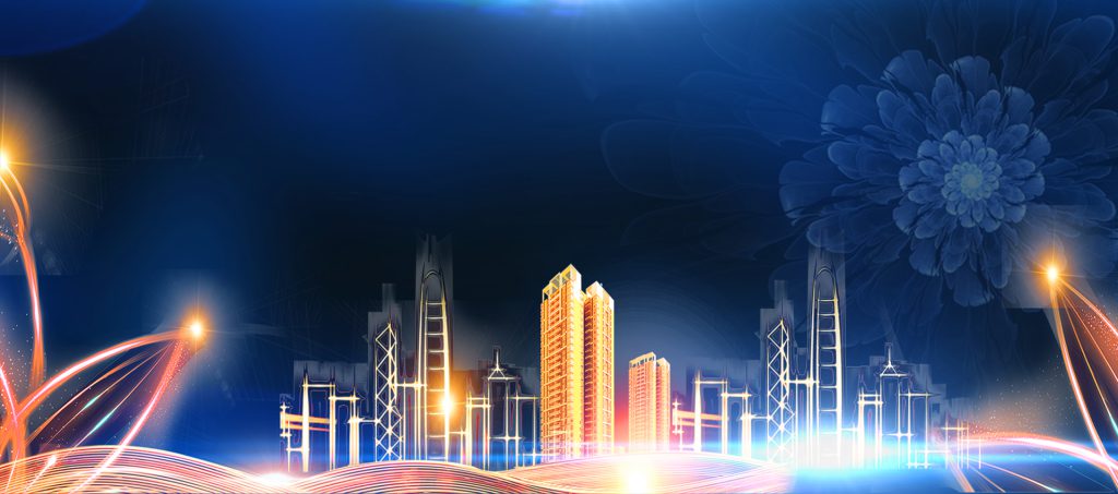 —Pngtree—blue technology city flowers 931741 - Công ty Thiết Kế Website Tam Nguyên