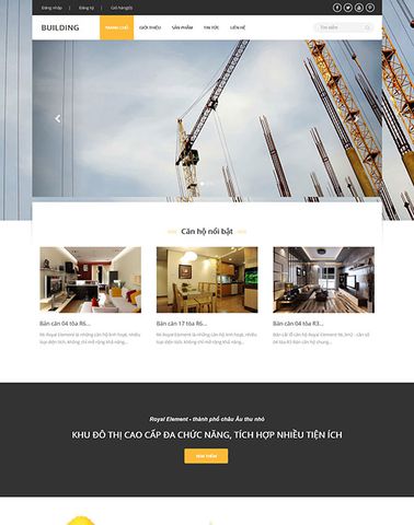 Template giao dien mau EGA Land - Công ty Thiết Kế Website Tam Nguyên