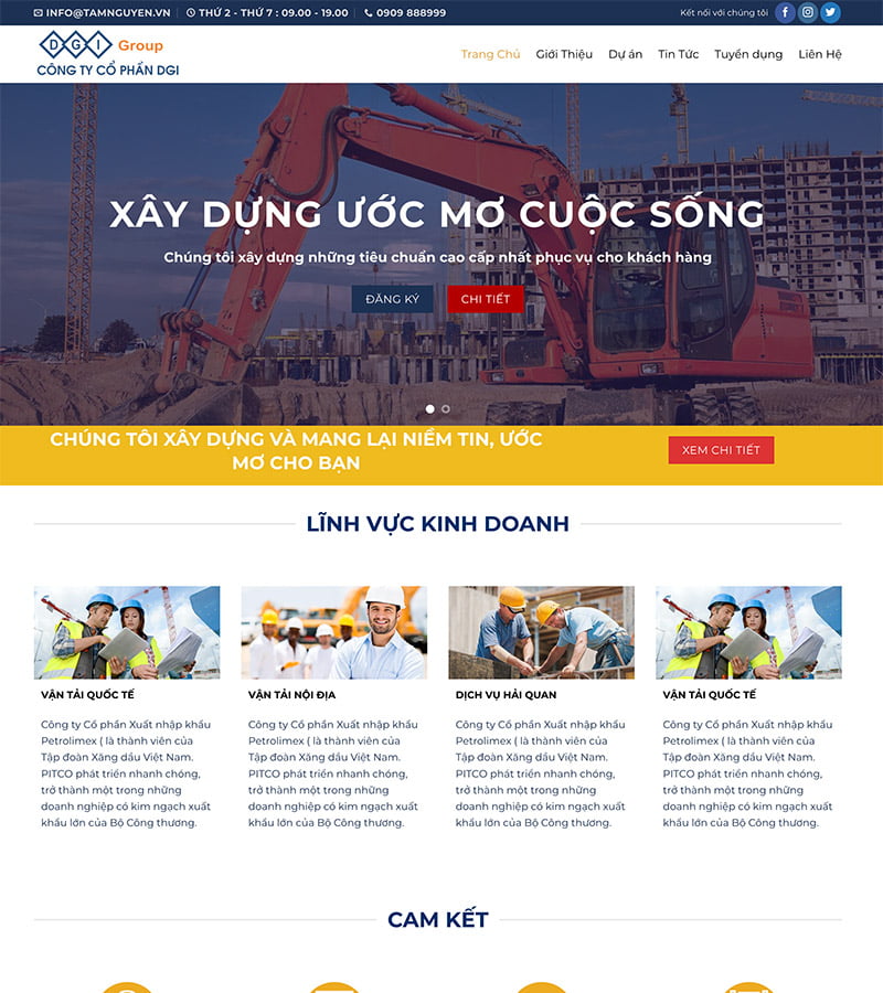 web xay dung - Công ty Thiết Kế Website Tam Nguyên
