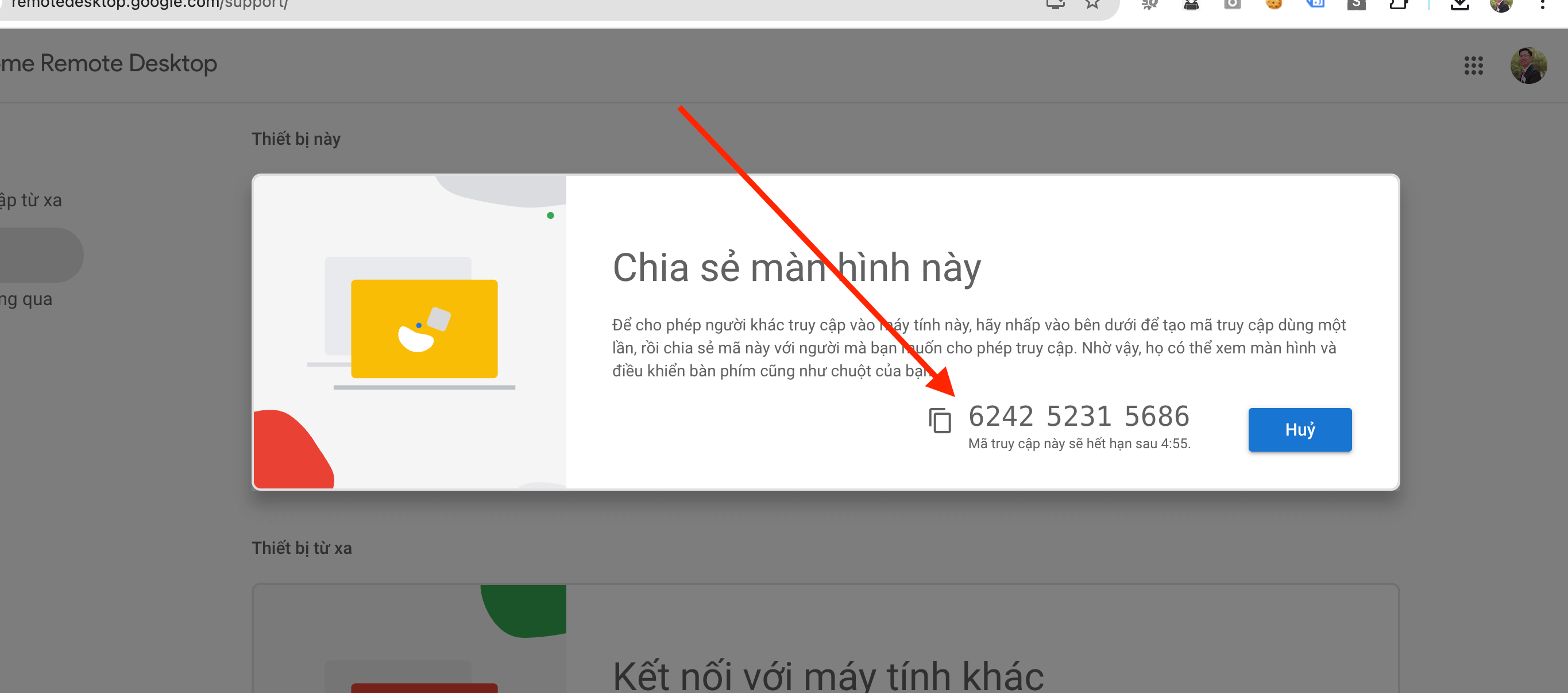 ma remote chrome desktop - Công ty Thiết Kế Website Tam Nguyên