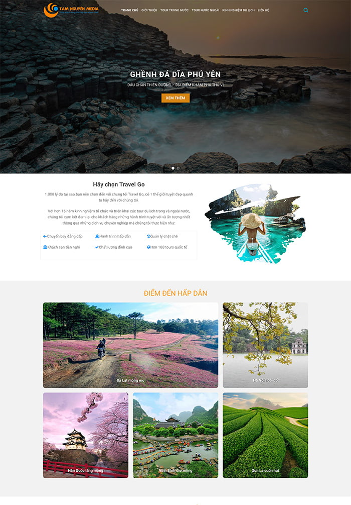 tour du lich trongnuoc - Công ty Thiết Kế Website Tam Nguyên