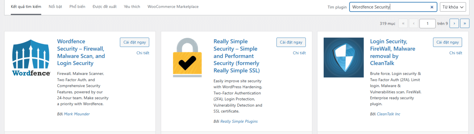 Hướng dẫn cách xử lý website bị dính mã độc, bị hack Index Link Cờ Bạc, Rác Tam Nguyên Media Wordfence Security - Công ty Thiết Kế Website Tam Nguyên