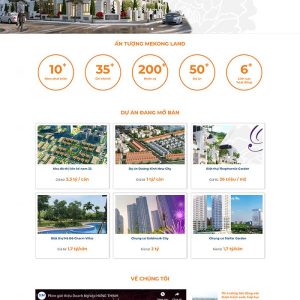 Thiết kế website công ty bất động sản