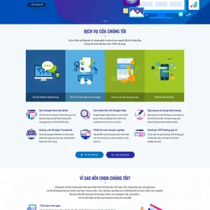 Mẫu web công ty thiết kế website chuyên nghiệp