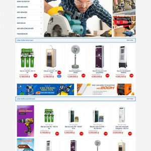 Thiết kế website bán hàng điện máy tiêu chuẩn