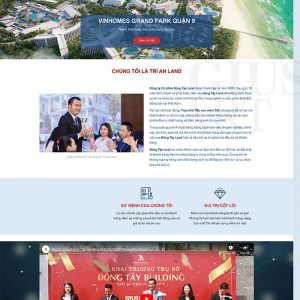 Thiết kế website công ty nhà đất giá rẻ