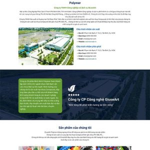 Thiết kế website công ty nhựa chuyên nghiệp