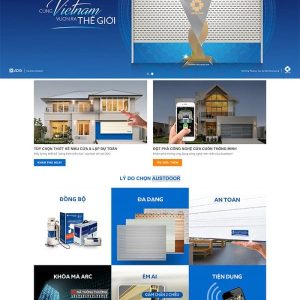 Thiết kế website công ty cửa nhôm Austdoor