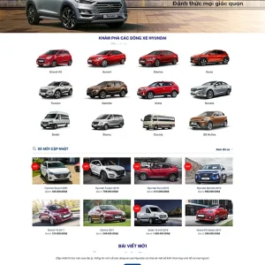 Thiết kế website giới thiệu sản phẩm Showroom Quảng Bình