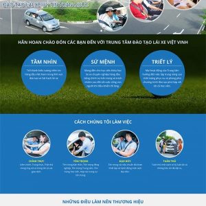 Thiết kế website dạy lái xe chuyên nghiệp
