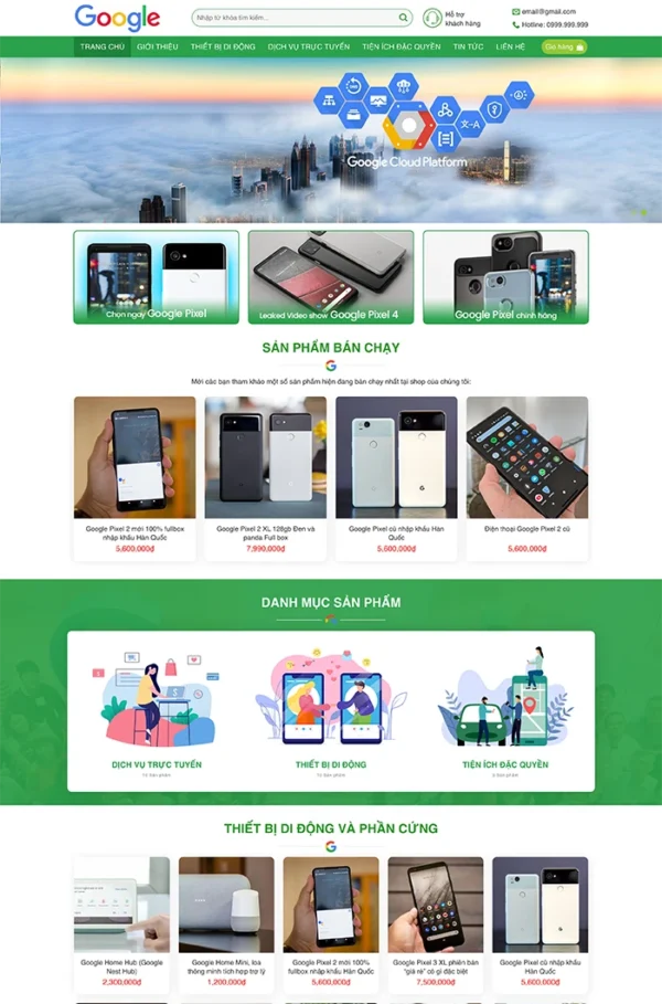 Thiết kế website dịch vụ Google chuyên nghiệp Tam Nguyên Media Thiết kế website dịch vụ Google chuyên nghiệp