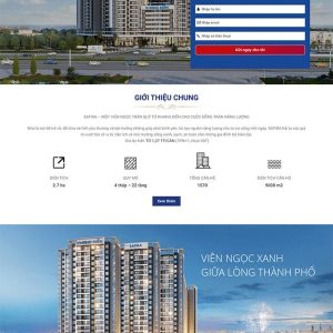 Thiết kế website dự án bất động sản cao cấp