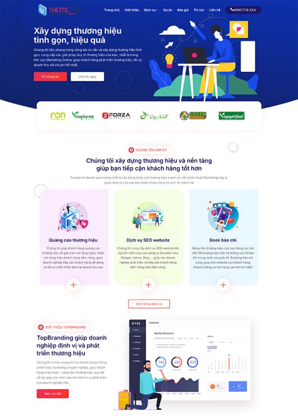 Thiết kế website xây dựng bộ nhận diện thương hiệu Tam Nguyên Media Thiết kế website xây dựng bộ nhận diện thương hiệu