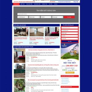 Thiết kế website cho thuê bất động sản