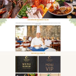 Mẫu thiết kế website nhà hàng chuyên nghiệp