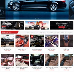 Mẫu website bán xe ôtô các hãng chuyên nghiệp