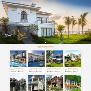 Thiết kế website biệt thự chuyên nghiệp