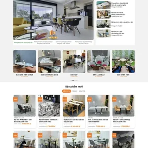 Thiết kế website nội thất gia đình chuyên nghiệp