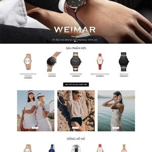 Thiết kế website shop đồng hồ chuyên nghiệp