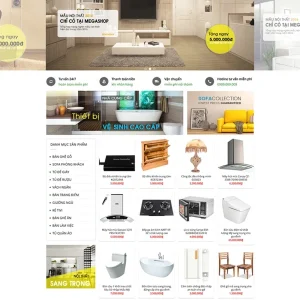 Thiết kế website shop bán hàng nội thất