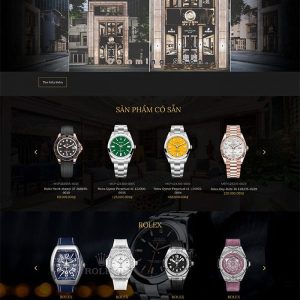 Thiết kế website đồng hồ chuyên nghiệp