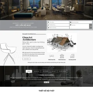Thiết kế website công ty thiết kế nội thất