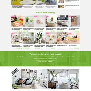 Thiết kế website bán hàng nội thất
