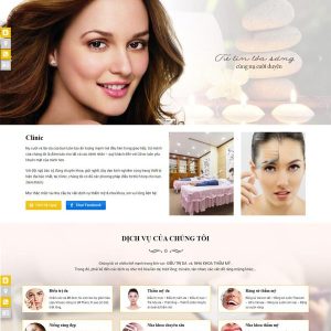 Thiết kế website nha khoa thẩm mỹ