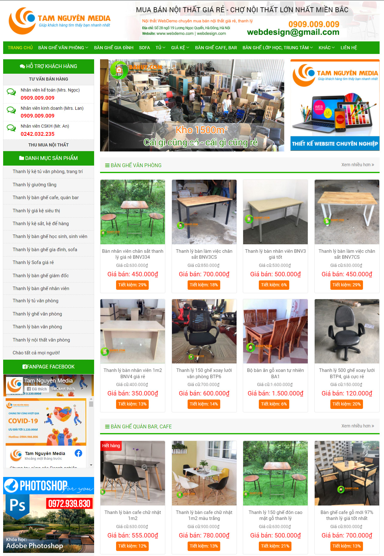 thiet ke website ban hang