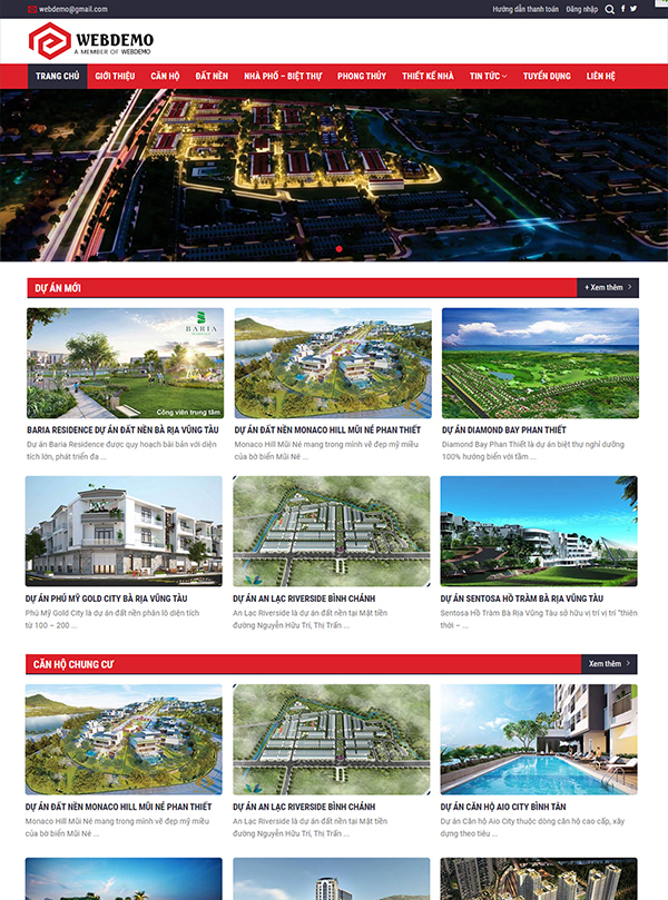 thiet ke website bat dong san mau so 6 1