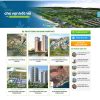 Thiết kế website phân phối dự án bất động sản Wordpress
