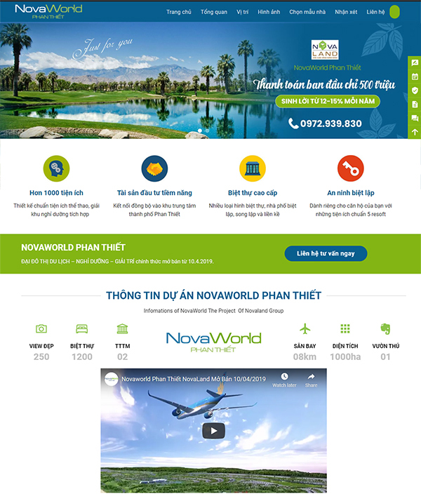 Thiết kế Landing page bất động sản WordPress chuyên nghiệp Tam Nguyên Media Thiết kế Landing page bất động sản WordPress chuyên nghiệp
