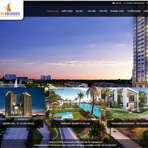 Thiết kế website dự án bất động sản Wordpress chuyên nghiệp