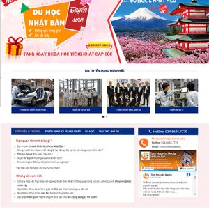 Thiết kế website xuất khẩu lao động - Trọn gói, chuẩn SEO