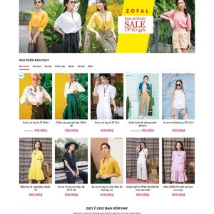 Thiết kế website bán hàng thời trang nữ