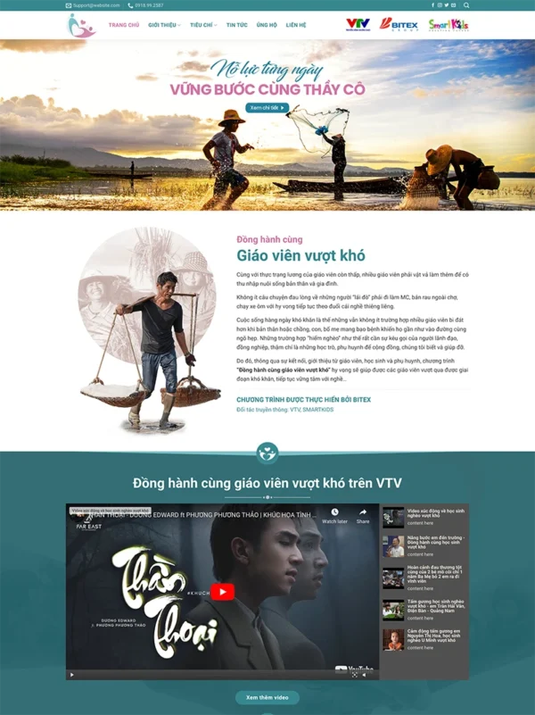 Thiết kế website tổ chức sự kiện chuyên nghiệp Tam Nguyên Media Thiết kế website tổ chức sự kiện chuyên nghiệp