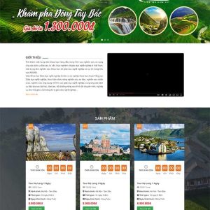 Thiết kế website du lịch trọn gói chuyên nghiệp