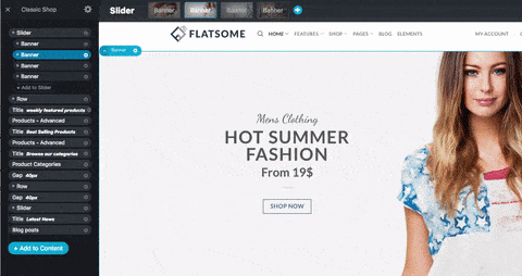 Thiết kế website bán hàng điện máy chuyên nghiệp 4 Trình Ux builder kéo thả trực quan giúp bạn dễ dàng tùy biến và chỉnh sửa