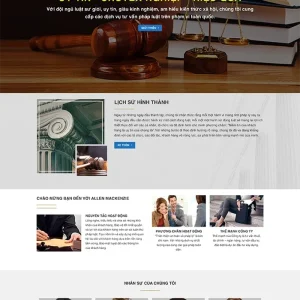 Thiết kế website văn phòng luật sư chuyên nghiệp