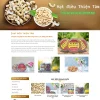 Thiết kế website bán hàng hạt điều rang muối online