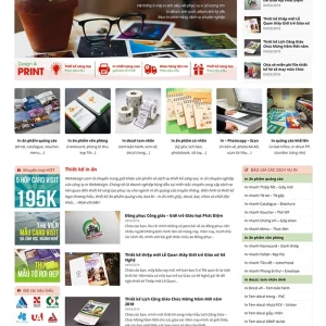 Thiết kế website công ty in ấn giá rẻ