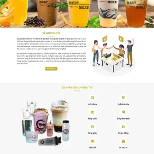 Thiết kế website công ty in ấn thương hiệu