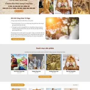 Thiết kế website đồ thờ công giáo chuyên nghiệp