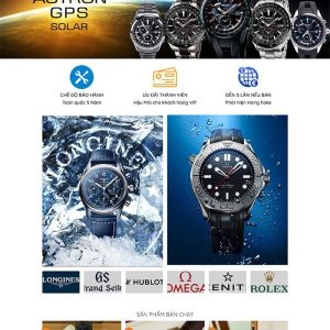 Thiết kế website bán hàng đồng hồ chuyên nghiệp