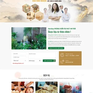 Thiết kế website đông y chuyên nghiệp