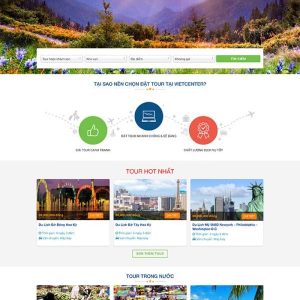 Thiết kế website du lịch, khách sạn chuyên nghiệp