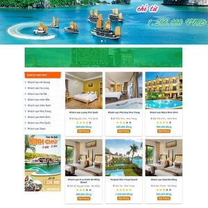 Thiết kế website tour du lịch, khách sạn cơ bản